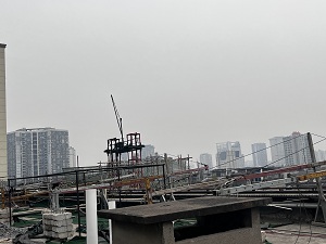 四川电动吊篮安装实例